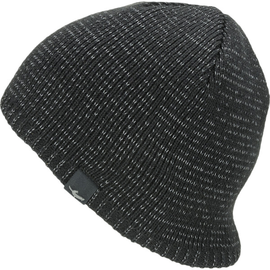 Sealskinz Waterproof Cold Weather Reflective Beanie - Black - Unisex - S/M