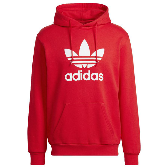 adidas Huppari Adicolor Trefoil - Punainen/valkoinen, koko Medium