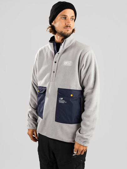 Picture Takysi 1/4 Zip Fleece Sweater harmaa