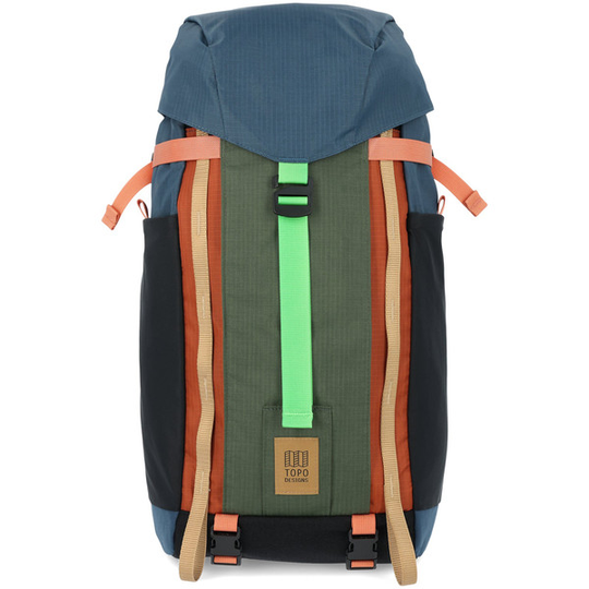 Topo Designs Mountain Pack 16l - Pond Blue/olive - Unisex - OneSize