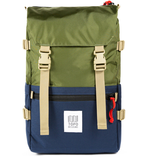 Topo Designs Rover Pack Classic - Olive/navy/recycled - Unisex - OneSize