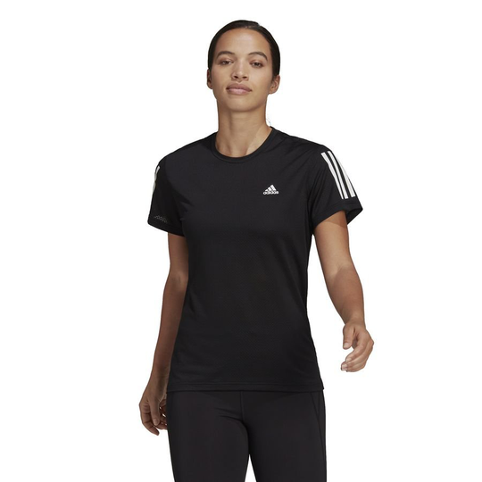 adidas Juoksu-t-paita Own The Run Cooler - Musta/valkoinen Nainen, koko Medium