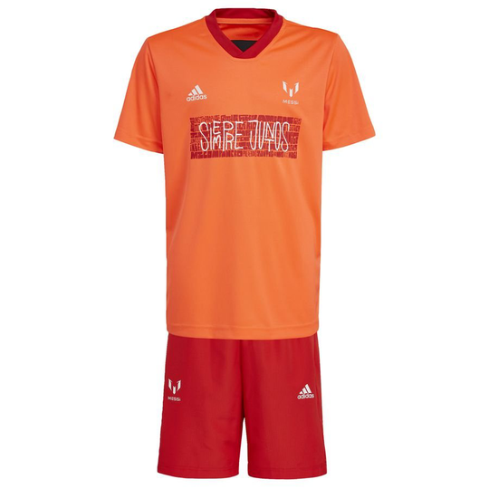 adidas Setti Messi - Oranssi/Valkoinen Lapset