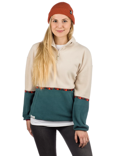 Iriedaily Holina Fleece Troyer Sweater kuviotu