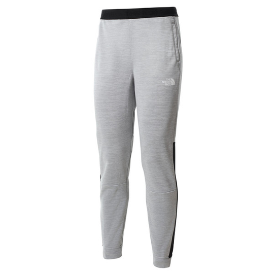 The North Face W Ma Fleece Pant - Tnf Light Grey Heather-tnf Bla - Naiset - S
