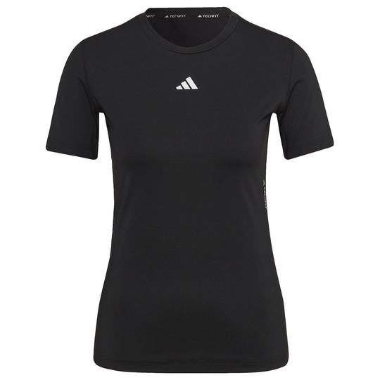adidas Treenipaita Techfit - Musta/Valkoinen Nainen
