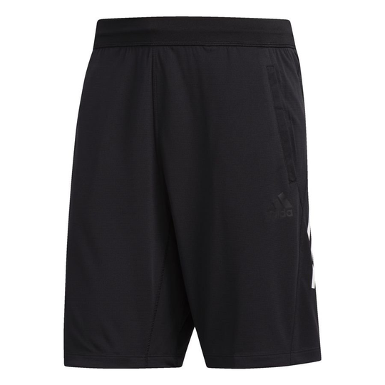 adidas Treenishortsit 3-stripes - Musta/valkoinen, koko X-Large