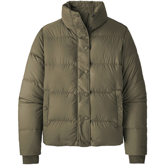 Patagonia W' S Silent Down Jkt - Basin Green - Naiset - S