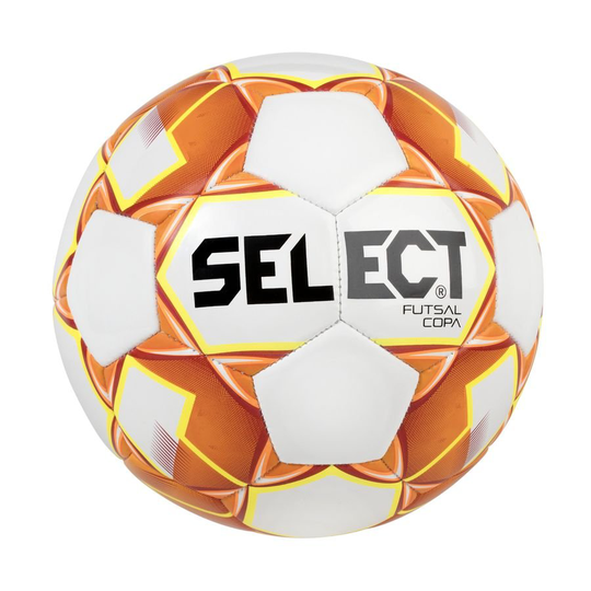 Select Jalkapallo Futsal Copa - Valkoinen/oranssi, koko Ball SZ. 5