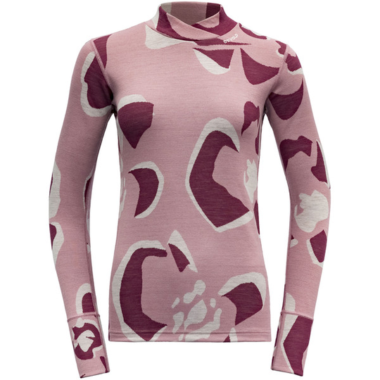 Devold Camoflower Merino 230 Shirt Wmn - Foxglove - Naiset - L