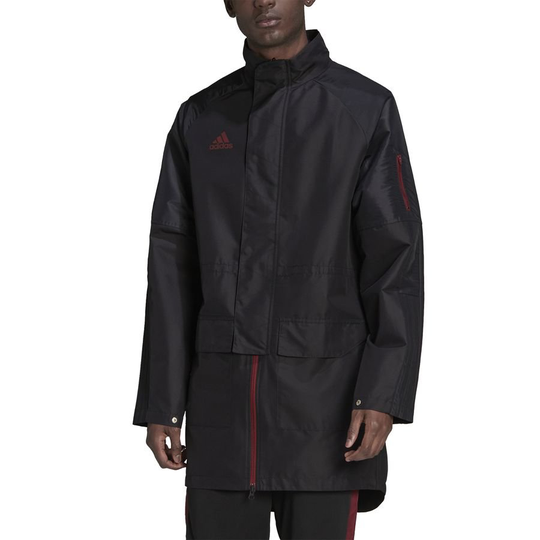 adidas Takki Tiro Parka - Musta/Punainen