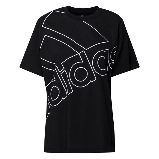adidas T-paita Logo - Musta/Valkoinen Nainen