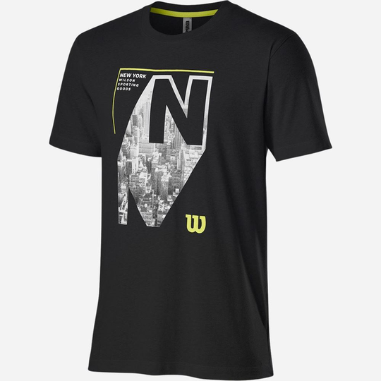 Wilson Nyc Aerial Tech Tee, Miesten padel ja tennis T-paita