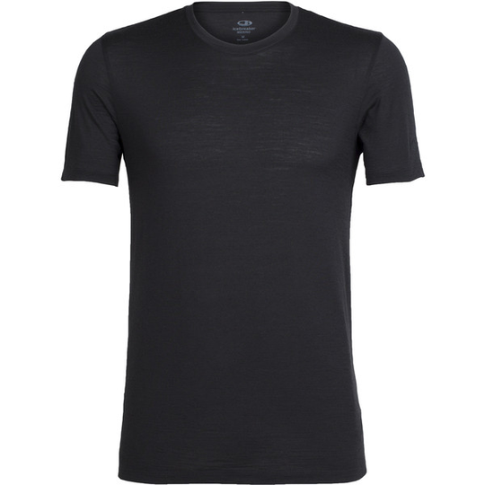 Icebreaker M Tech Lite Ss Crewe - Black - Miehet - L