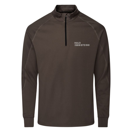 Halo Half Zip Paita - Ruskea, koko Small