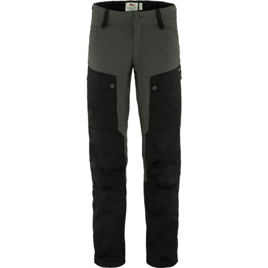 Fjällräven Keb Trousers M Reg - Black-stone Grey - Miehet - 44