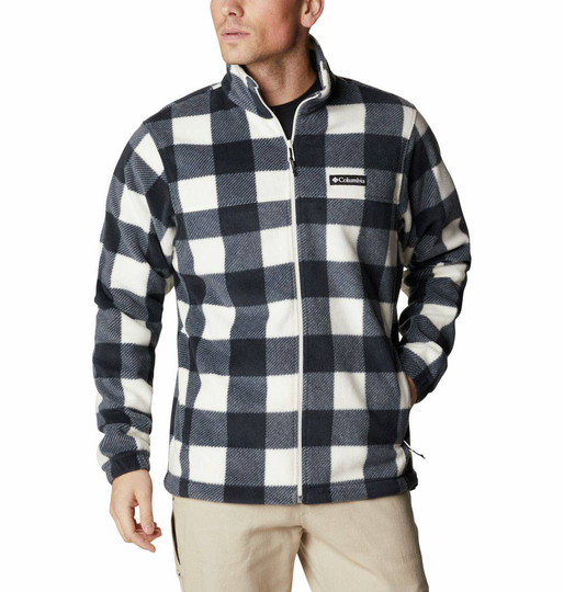 Men's Steens Mountain Print Jacket Chalk XXL