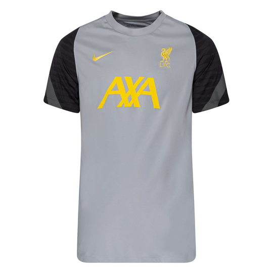 Liverpool Treenipaita Dri-FIT Strike - Harmaa/Keltainen