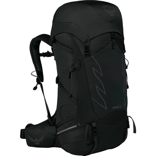 Osprey Tempest 40 - Stealth Black - Naiset - M/L