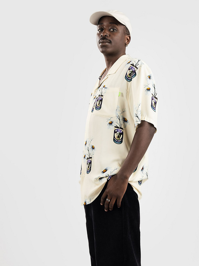 HUF Canned Resort Shirt valkoinen