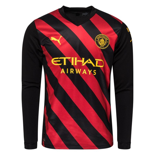 Manchester City Vieraspaita 2022/23 Pitkähihainen