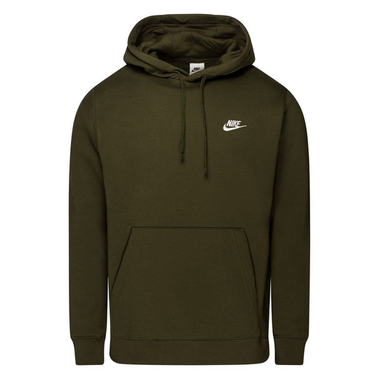 Nike Huppari NSW Club - Vihreä/Valkoinen, koko Large