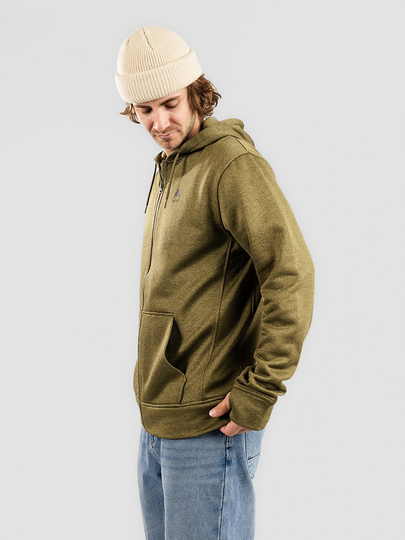 Burton Oak Zip Hoodie vihreä