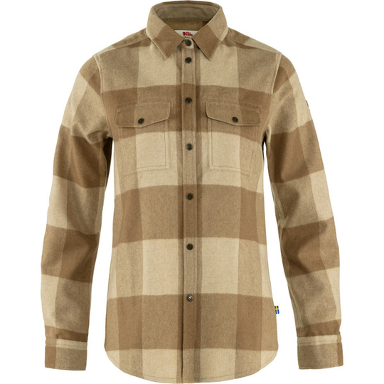 Fjällräven Canada Shirt W - Buckwheat Brown-light Beige - Naiset - L