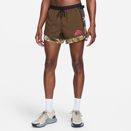 Nike Shortsit Dri-FIT Trail Flex Stride - Ruskea/Pinkki