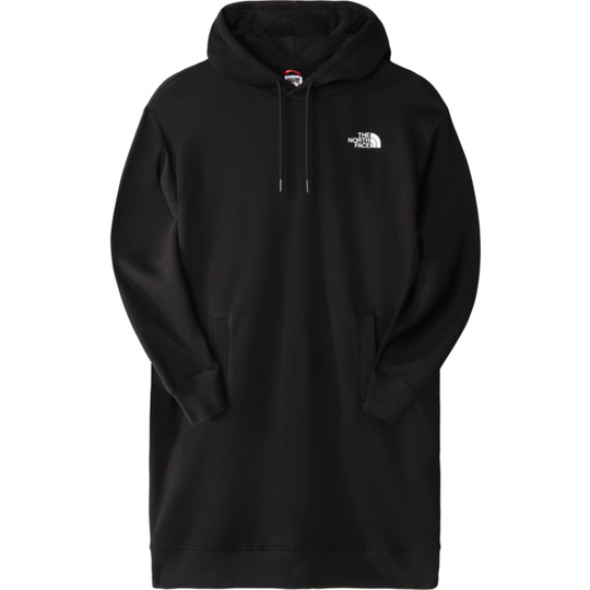 The North Face W Fleece Hoodie Dress - Tnf Black - Naiset - XS