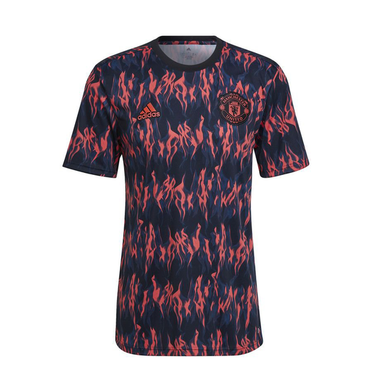 Manchester United Treenipaita Pre Match - Musta/punainen - adidas, koko X-Large