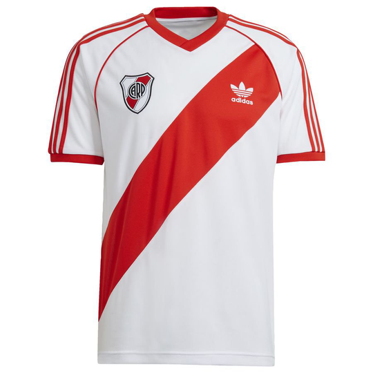 River Plate T-paita 85 - Valkoinen/punainen - adidas, koko X-Small