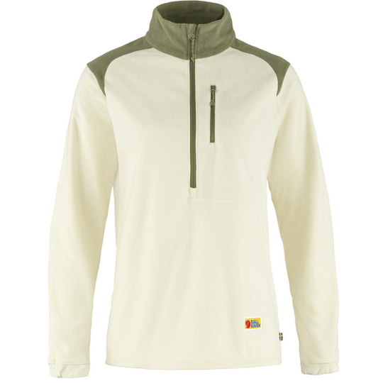 Fjällräven Vardag Lite Fleece W - Chalk White-light Olive - Naiset - L