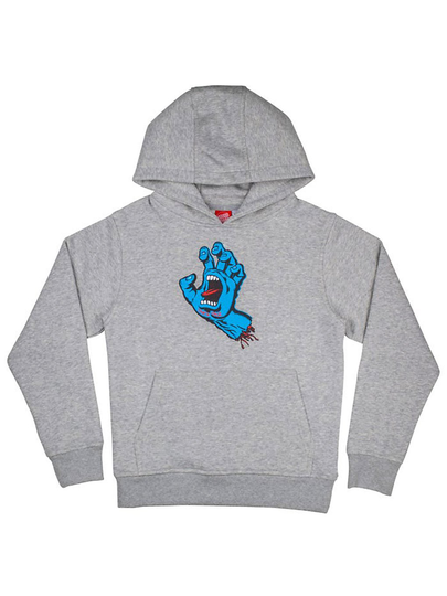Santa Cruz Screaming Hand Hoodie harmaa