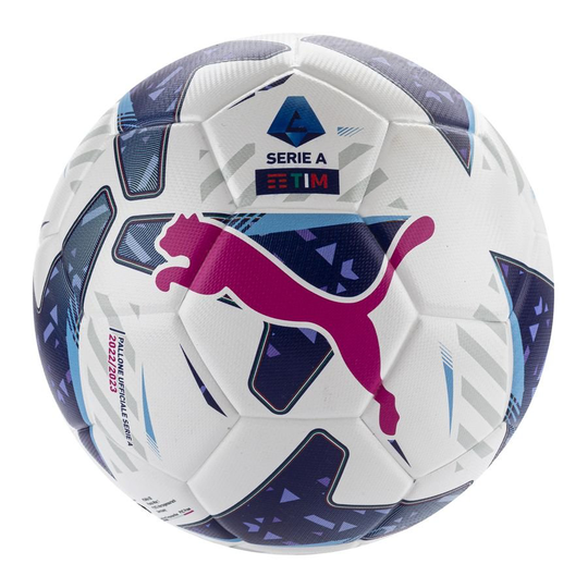 PUMA Jalkapallo Serie A Orbita Replica - Valkoinen/Sininen/Pinkki