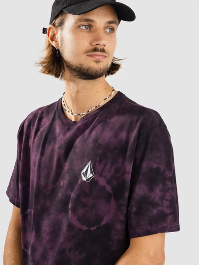 Volcom Iconic Stone Dye T-Shirt violet