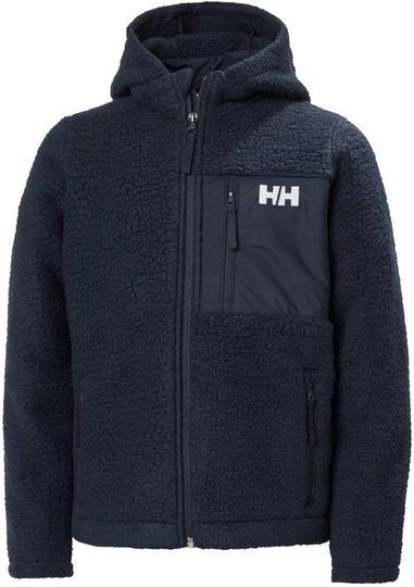Jr Champ Pile Jacket Navy 140