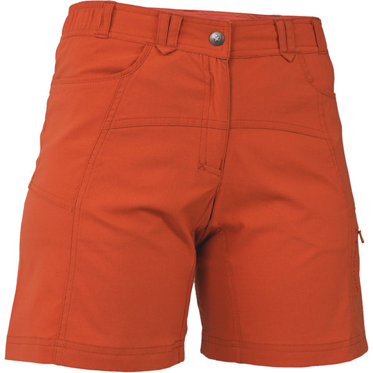 Warmpeace Valera Lady Shorts - Burnt Ochre - Naiset - S