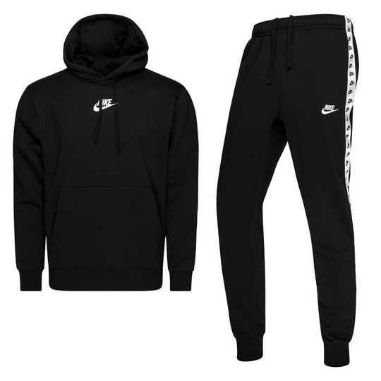Nike Verryttelyasu Club Fleece - Musta/Valkoinen
