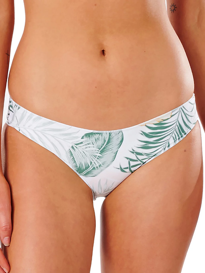 Rip Curl Coastal Palms Cheeky Hipster Bikini Bottom valkoinen