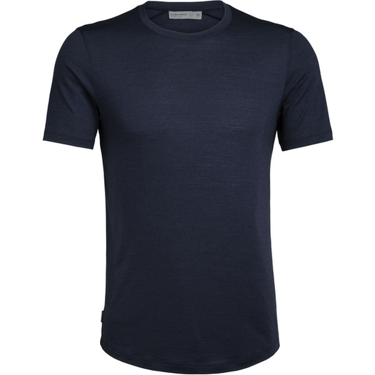 Icebreaker M Sphere Ss Crewe - Midnight Navy - Miehet - L