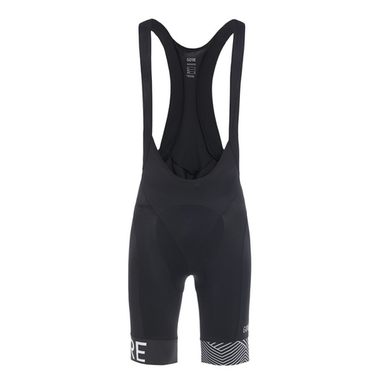 Gore Wear Gore C5 Opti Bib Shorts+ - Black/white - Miehet - L