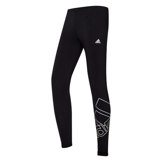 adidas Essentials Logo Leggings - Musta/Valkoinen Valkoinen Nainen