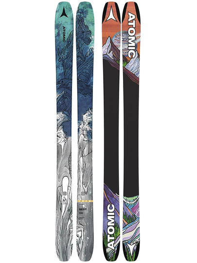Atomic Bent 100 172 2023 Skis harmaa