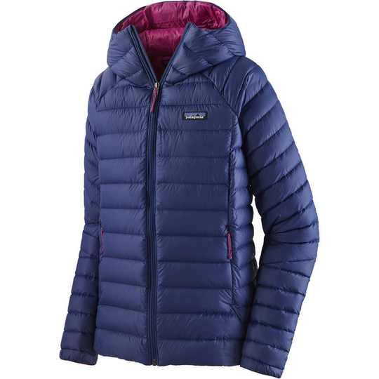 Talvitakki Patagonia W' S Down Sweater Hoody - Sound Blue - Naiset - XS