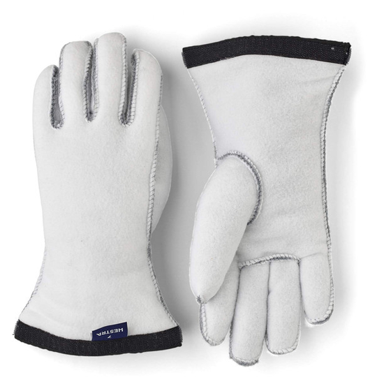 Hestra Heli Ski Liner - 5 Finger - White - Unisex - 10