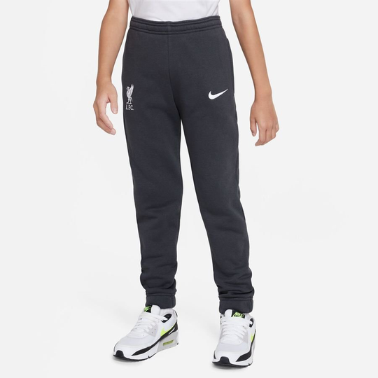 Liverpool Treenihousut Fleece - Harmaa/valkoinen Lapset - Nike, koko S: 128-137 cm