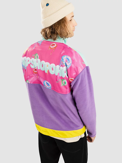 POPSHOPOHA Koi Fleece Zip Hoodie pinkki
