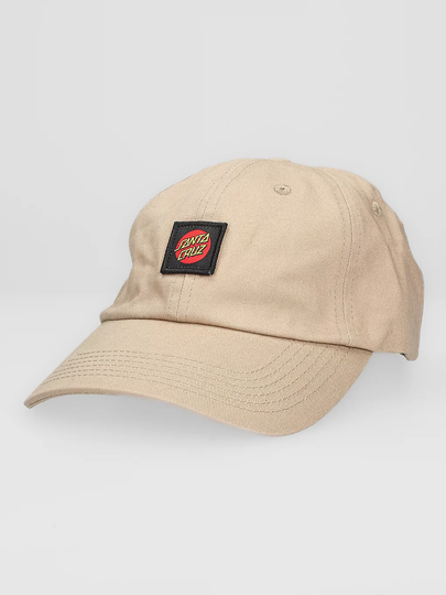 Santa Cruz Classic Label Cap ruskea