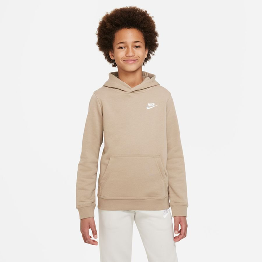 Nike Huppari NSW Club - Khaki/Valkoinen Lapset